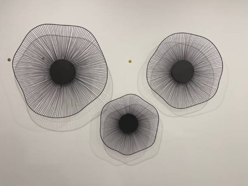 Metal Wall Art black set of 2