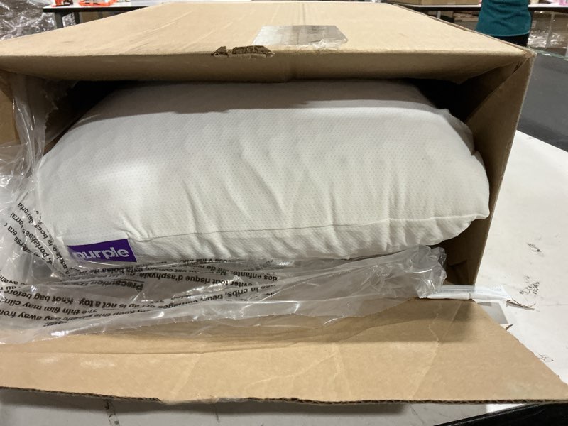 Condition photo showing As Is for Purple Harmony Pillow - Standard - Medium, Greatest Pillow Ever Invented, 360º Hex Grid & Talalay Latex Core - No Pressure Support, Stays Cool, Luxurious Comfort Standard – Medium