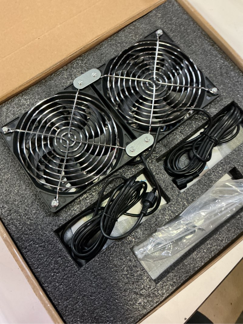 Condition photo showing New/Like New for solar prowered fan, 30w solar fan, solar panel fan kit, solar exhaust fan, suitable for small chicken coops, greenhouses, sheds, pet houses 4.7" fan