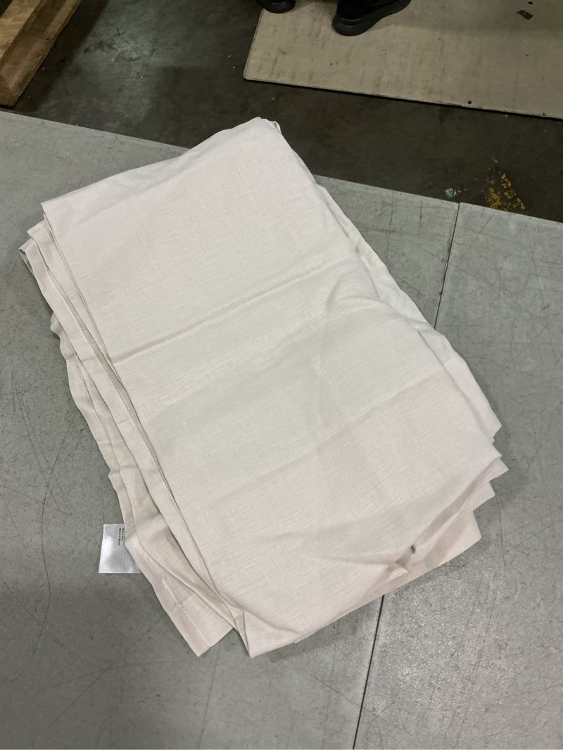 Condition photo showing New/Like New for european linen shower curtain, one size, beige