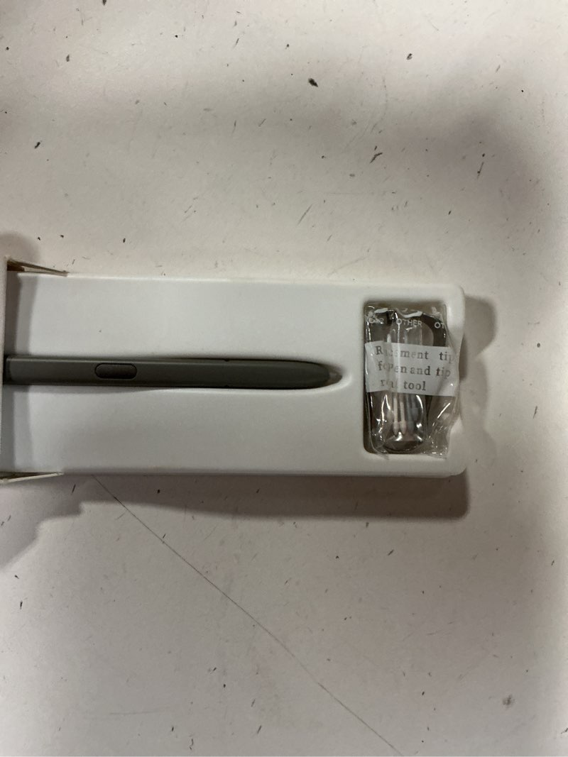 Condition photo showing New/Like New for galaxy s24 ultra s pen [withbluetooth |4096 pressure sensor ] replacement for samsung galaxy s24 ultra 5g all versions touch stylus pen with 5xtips/nibs (gray)