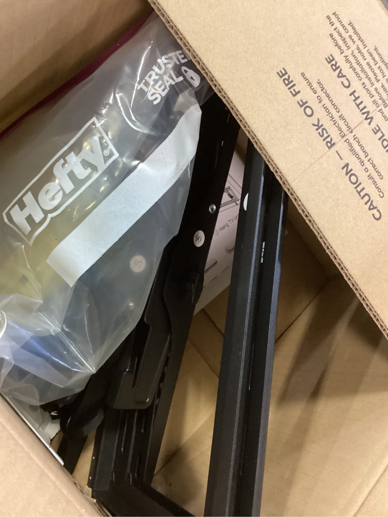 Condition photo showing As Is for Mounting Dream TV Wall Mount for 42-86" TVs, Tilting TVs Mount with Level Adjustment Fits 16", 18", 24" Studs Easy for Centering, Wall Mount TV Bracket Max VESA 800x400mm, 120 LBS Loading, MD2263-XLK For 42"-86" TV Black