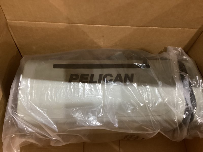 Condition photo showing New/Like New for Pelican Dayventure Sling Soft Cooler | 12 Can or 4 Wine Bottle Capacity with Ice | Water-Resistant, Tear-Proof Outer Shell | Padded Shoulder Strap Light Grey