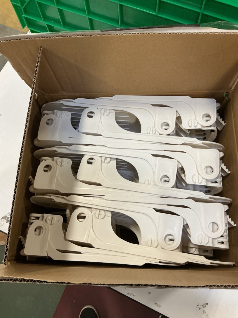 Condition photo showing Good Condition for 24 Packs Shoe Slots Organizer, Adjustable 4 Level Shoe Stacker, Double Layer Stack Shoe Holder, White Plastic Shoes Space Saver, Thickening Shoe Rack Holder for Closet Organization