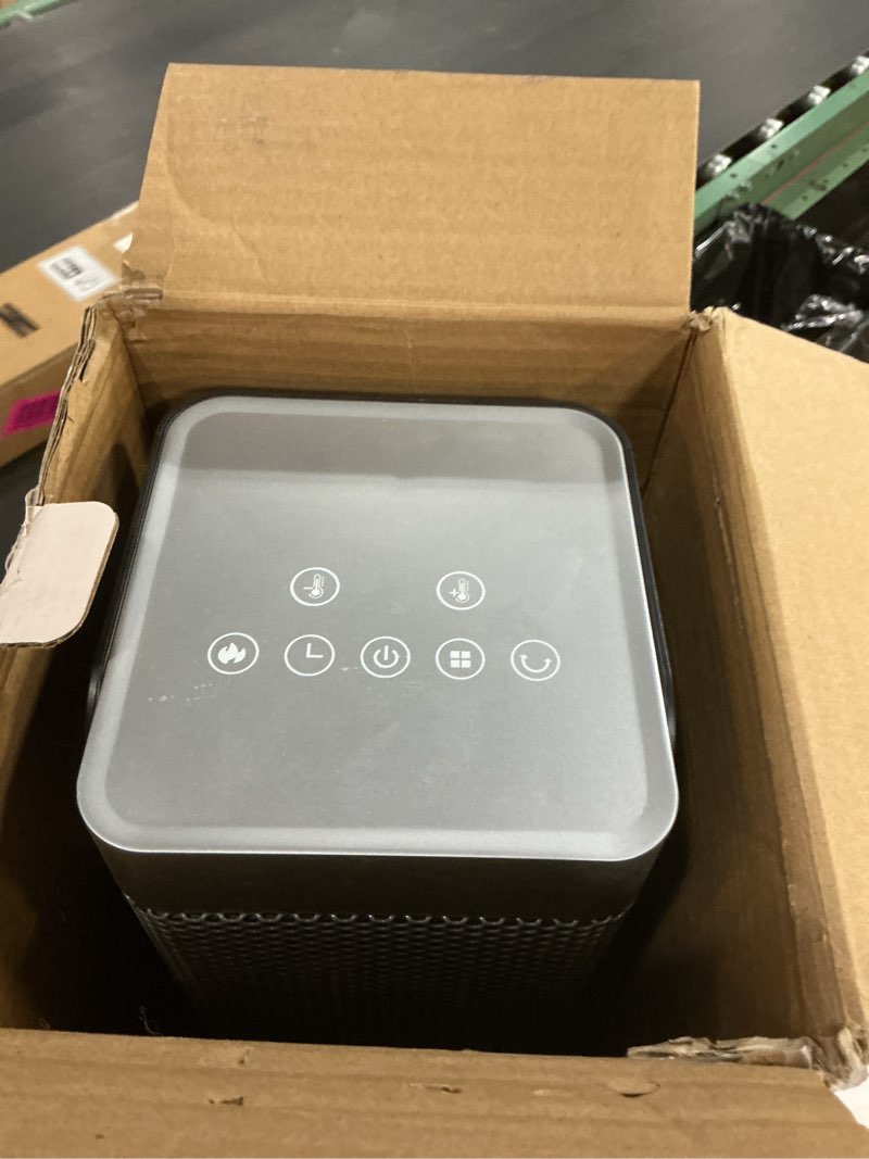 Condition photo showing As Is for Space Heaters for Indoor Use, 1500W PTC Ceramic Electric Heater with Thermostat, Room Temperature Display, 70° Oscillation, Remote Control, 12H Timer, Quiet Portable Heater for Office Bedroom