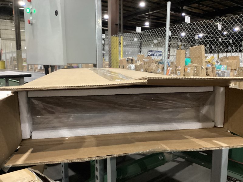 Condition photo showing New/Like New for 12 Inch Deep Floating Shelves | 36 Inch Grey Floating Shelves | 36" W x 12" D Rustic Wood Shelves for Wall | Deep Grey Shelves for Living Room Bathroom Laundry Room Kitchen 35.6W x 11.6D x 2H, 1 Pack Grey
