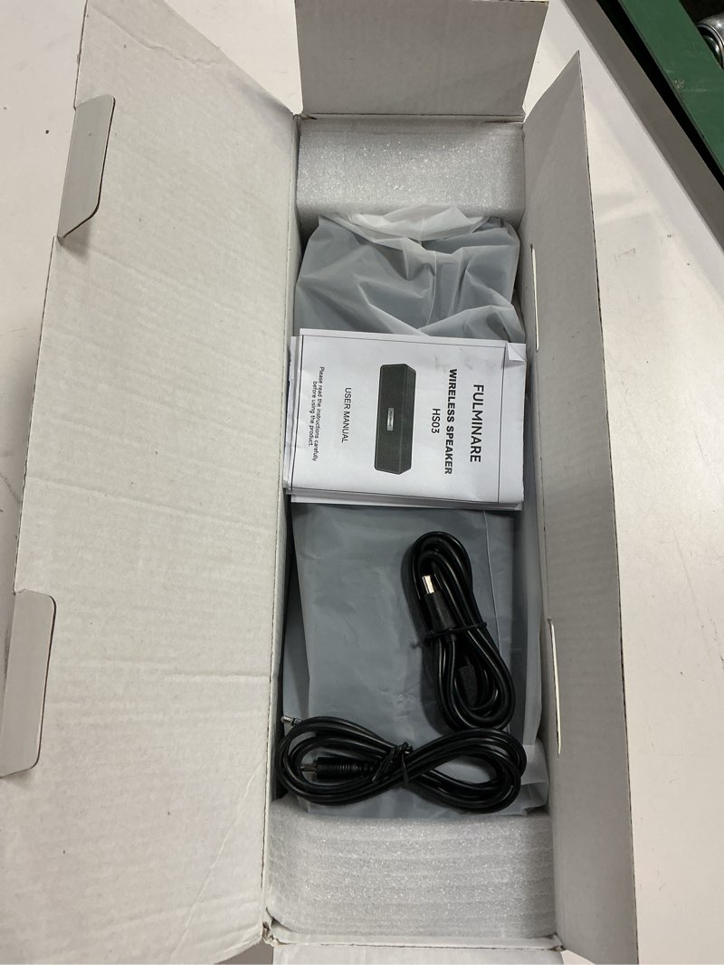 Condition photo showing New/Like New for FULMINARE Portable Bluetooth Speaker for Home, Wooden Housing, 50W Deep Bass Stereo Sound, Bluetooth 5.3, 30H Playtime, 4-in-1 Playback, IPX5 Waterproof for Indoor & Outdoor Use