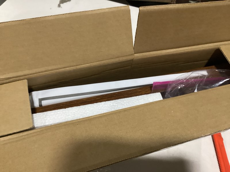 Condition photo showing Good Condition for teamix 31.5 inch dual monitor riser for 2 monitors, long monitor stand riser tv stand riser monitor stand for desk wood & steel desktop riser desk organization home office brown 31.5 inch