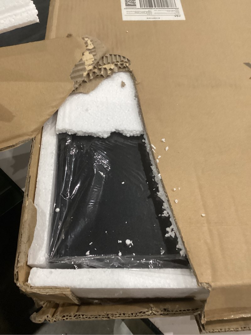 Condition photo showing New/Like New for Jersey Frame Display Case, Black Locks Shadow Box Sports Jersey Frame with UV Protection Acrylic and 2 Hanger for Baseball Basketball Football Soccer Hockey Shirt,Uniform, Graduates, Black Black Frame with Black Locks