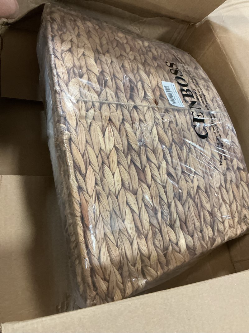 Condition photo showing Good Condition for CENBOSS Rattan Christmas Tree Collar, Wicker Tree Skirt & Stand Base Cover (Brown Wash, 36 inch) Brown Wash 36 inch