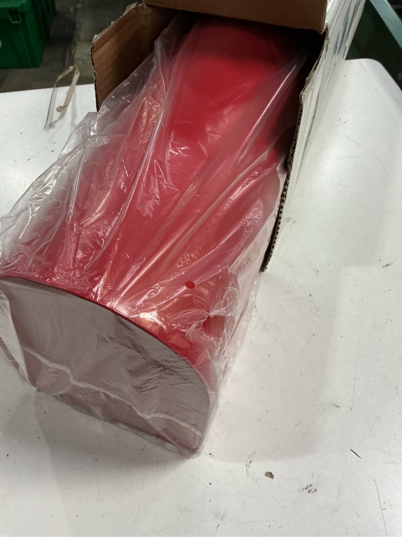 Condition photo showing Good Condition for metal mailboxes for outside post mount, galvanized steel standard mail box, 20 x 8.9 x 6.7 inches, medium compacity, red mailbox