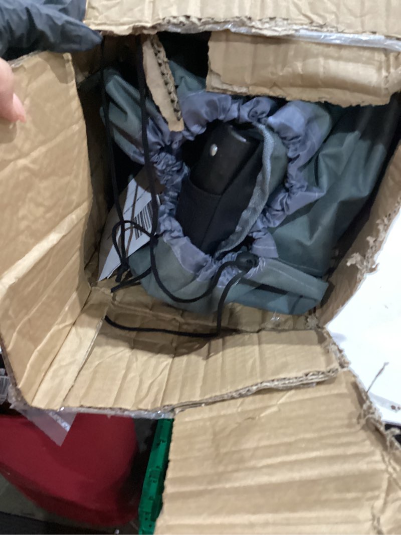 Condition photo showing Good Condition for Oversized Heated Camping Chair, Folding Heated Outdoor Chair with Back & Seat Heating, Heavy Duty Support 400 lbs, Portable Heated Camp Chair for Patio,Tailgating, Picnic, Battery NOT Included, Grey Heated Grey Black