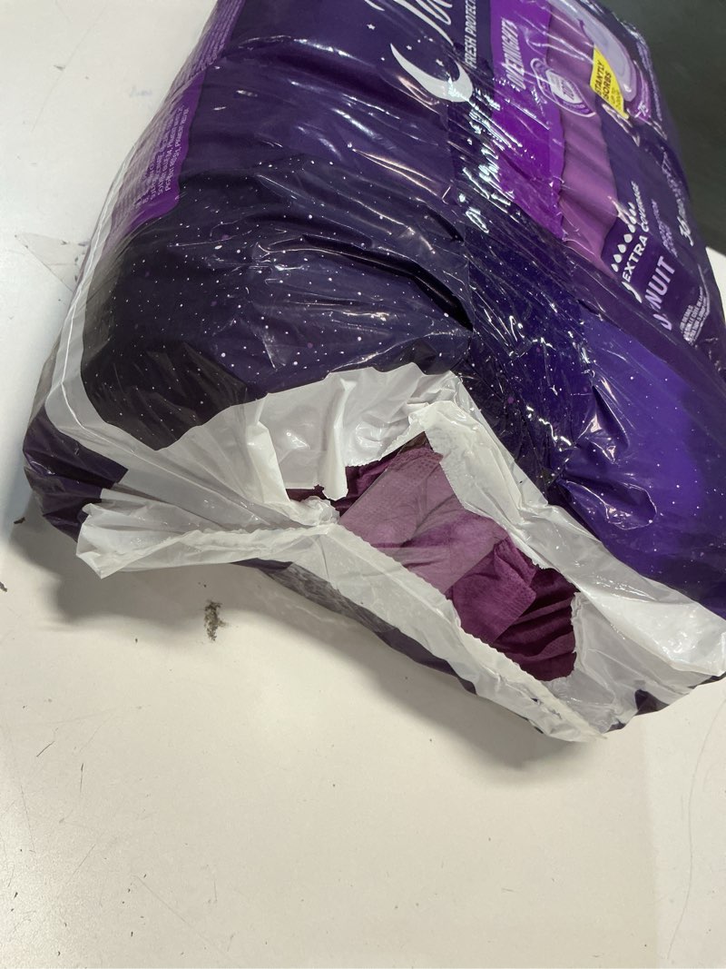 Condition photo showing Good Condition for poise overnight incontinence & postpartum pads for bladder leaks, 8 drop extra coverage, 36 count long 36