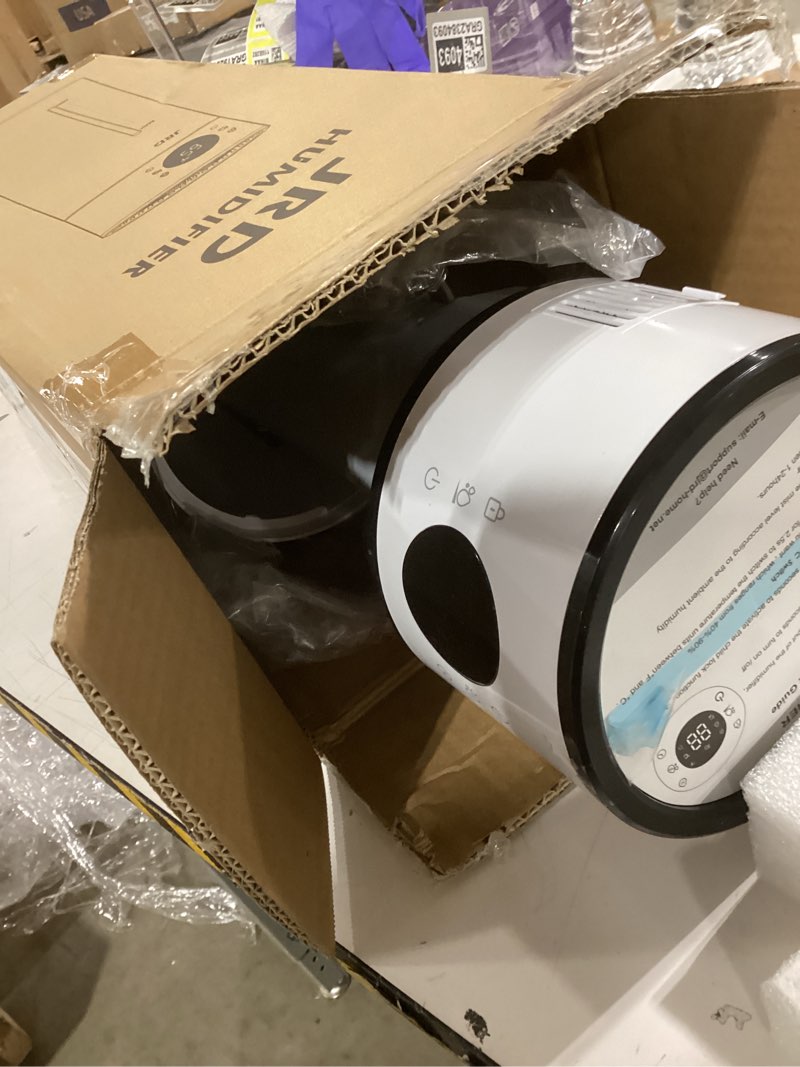 Condition photo showing Good Condition for Not tested JRD Humidifier Large Room 8L/ 2.1Gal, Ultrasonic Cool Mist for Bedroom, Quiet Humidifier with Remote Control, 10 Mist Modes, 24H Timer, Night Light, AI Mode, 40H Run for Home Office Baby Pets Plants