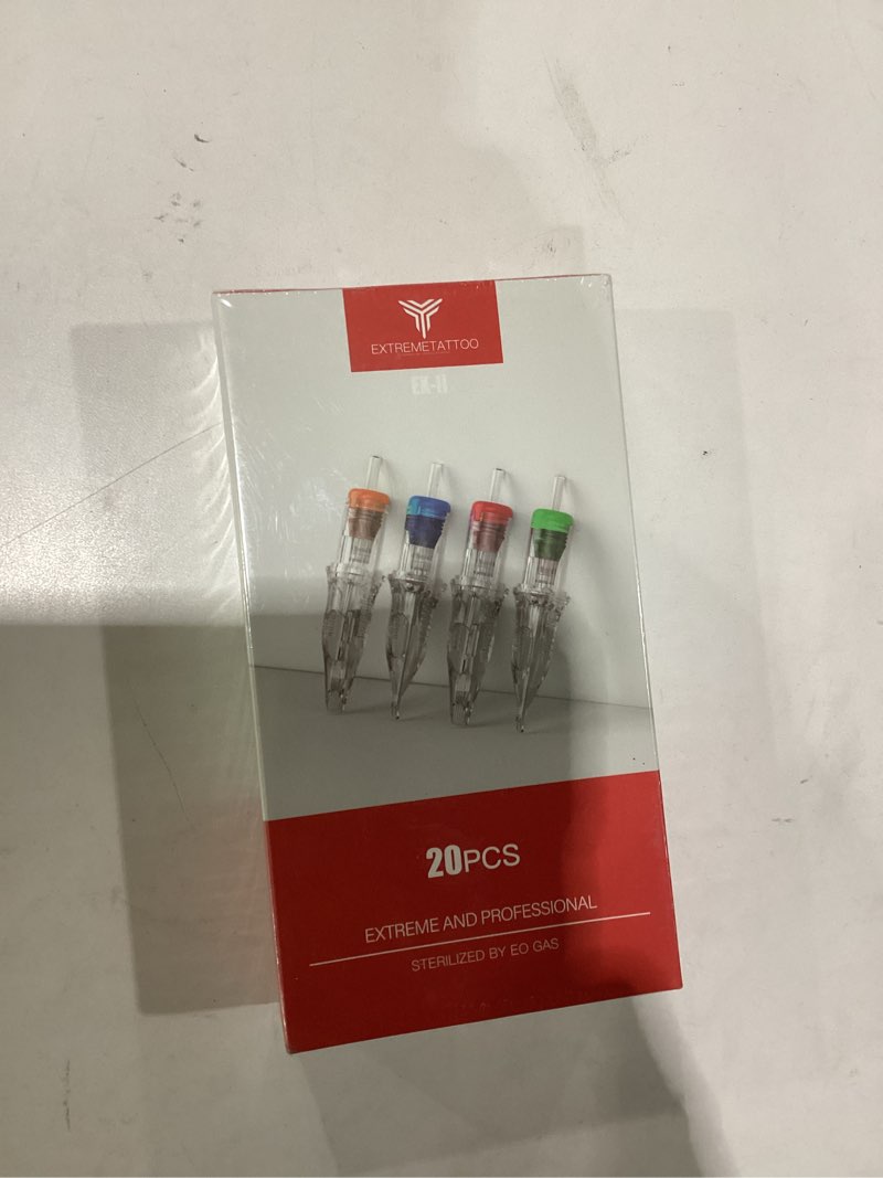 Condition photo showing New/Like New for dragonhawk tattoo needle cartridges - 20pcs disposable 1209rm round magnum tattoo needles with membrane, professional cartridge needles for shading work, compatible with all rotary pen tattoo machines