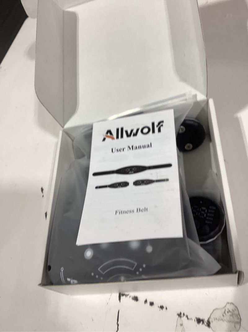 Condition photo showing Good Condition for Ab Stimulator Muscle Toner?Abs Muscle Stimulator Abdominal Toning Fitness Belt for Men and Women Black