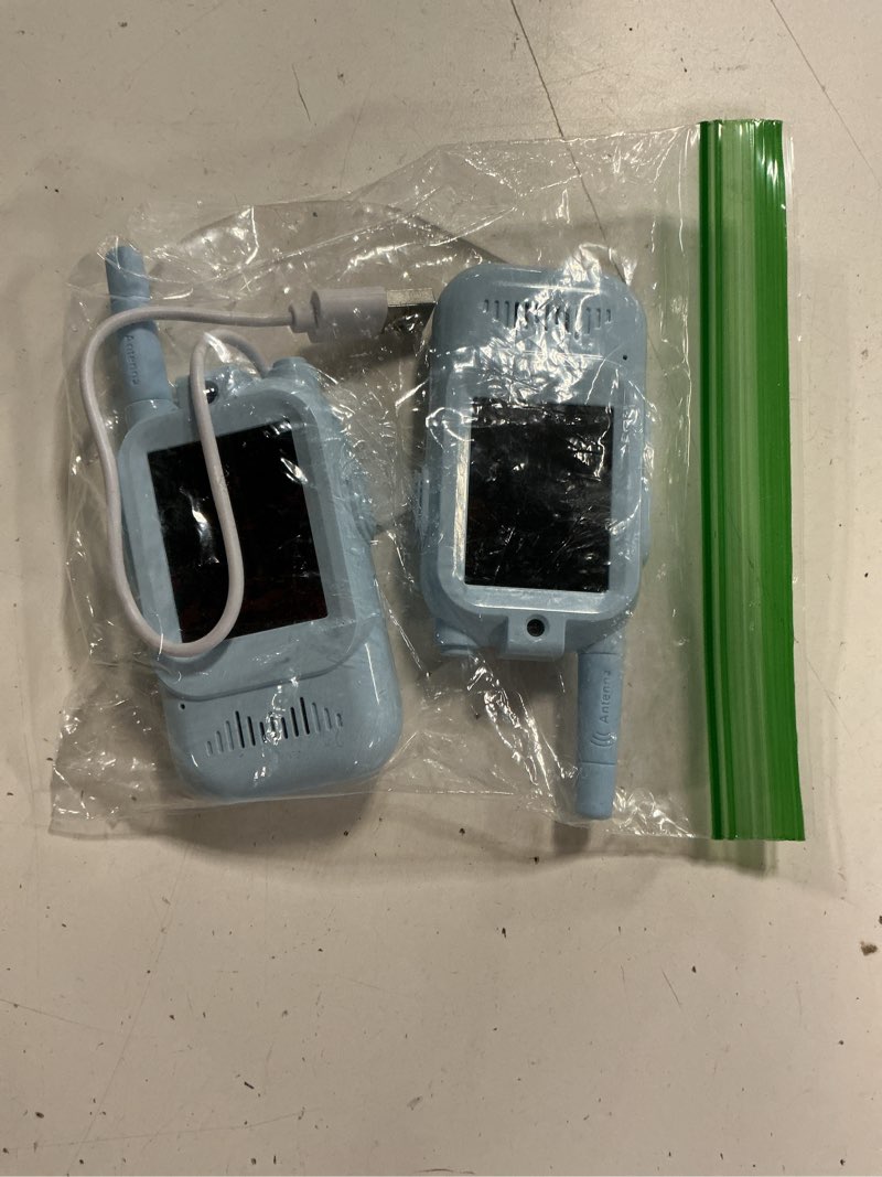 Condition photo showing Good Condition for kids video walkie talkie, 2 pack rechargeable walkie talkie with screen camera, long range facetime chat, toys for 3-12 boys girls, birthday easter toddler gifts, indoor outdoor camping toys blue+blue