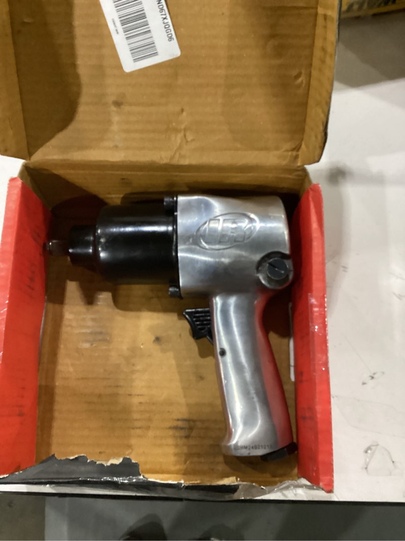 Condition photo showing As Is for not tested ****ingersoll rand 231c 1/2-inch-drive air impact wrench 1/2\" impact - front exhaust