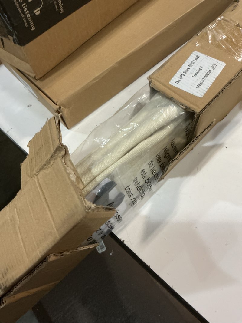 Condition photo showing Good Condition for LazBlinds No Drill Roman Shades for Windows, Cordless Light Filtering Window Shades with UV Protection, Polyester Fabric for Bedroom & Living Room, 31" W x 64" H, Cream Light Filtering - Cream 31"W x 64"H