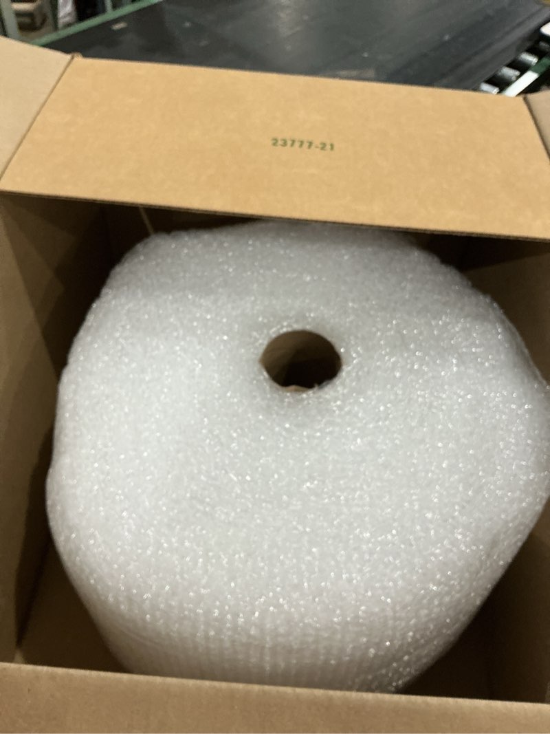 Condition photo showing Good Condition for amazon basics bubble wrap for moving, packing, shipping and storage, perforated protective cushioning for fragile items, 12-inch x 175-ft long roll, small 3/16", clear