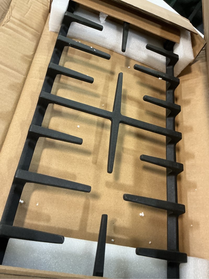 Condition photo showing Good Condition for WB31X27150 Center Grate Replacement for GE Stove Grate JXGRATE1 WB31X24737 Cast Iron General Electric Gas Range Grate 19.3" x 9.1'' Surface Burner Grate GE Cooktop Parts Stove Top Grate
