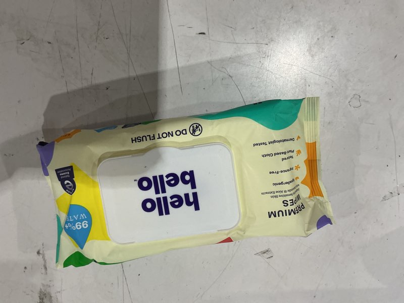 Condition photo showing New/Like New for hello bello baby wipes 60 ct