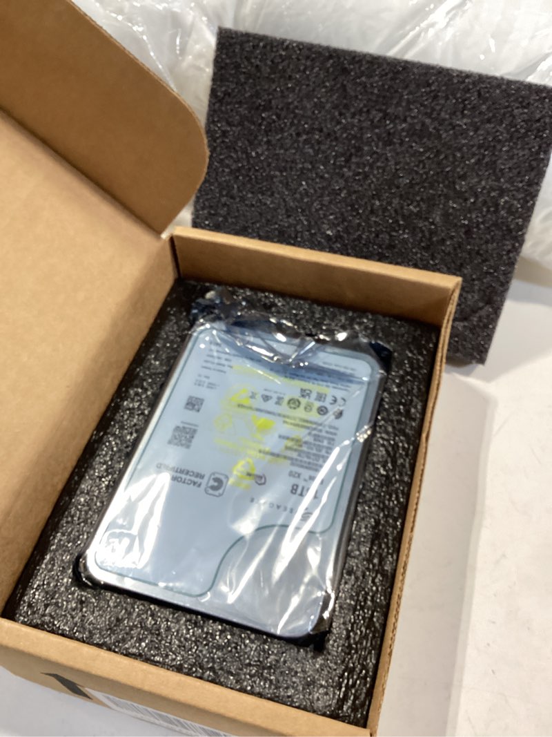 Condition photo showing Good Condition for seagate exos x20 18tb 7200 rpm 512e sata 6gb/s 3.5" enterprise hard drive - st18000nm003d (renewed)