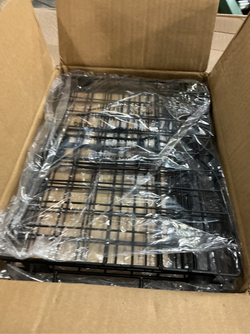 Condition photo showing Good Condition for 2 Set Stackable Wire Basket with Openable Top, Kitchen Counter, Pantry Organizer and Storage Produce Onion Potato Fruits Vegs Bread Food Snack Spice Organizing Bin for Cabinet Shelf Countertop Floor