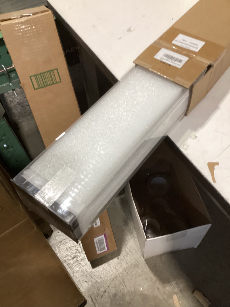 Condition photo showing As Is for No Drill Motorized Blinds with Remote, Blackout Automatic Blinds with Solar Panel, Cordless Smart Electric Roller Shades for Windows, White, 22 x 72 White 22"Wx72"H