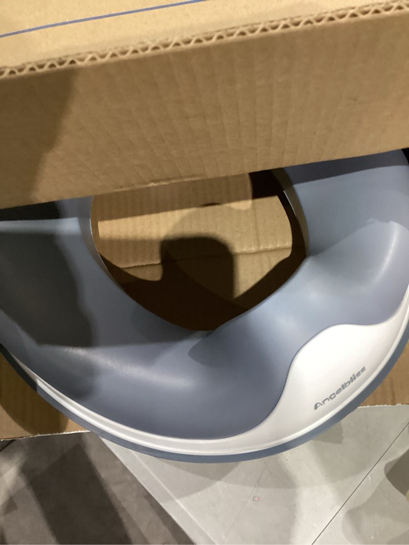 Condition photo showing Good Condition for ANGELBLISS Baby Potty Training Toilet Seat with Soft Cushion Handles, Haute Collection, Double Anti-Slip Design and Splash Guard for Boys and Girls (Blue)