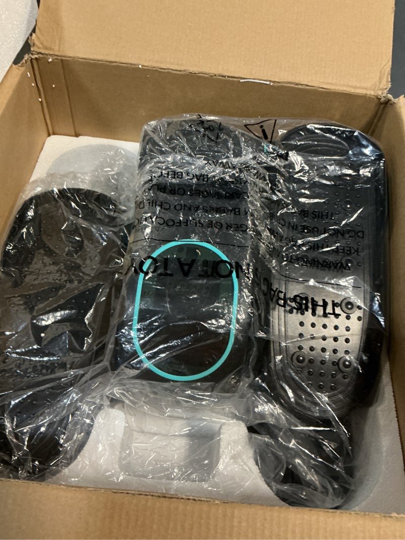 Condition photo showing Good Condition for MERACH Under Desk Elliptical Machine, Leg Exerciser While Sitting for Seniors with Remote Control & 12-Speeds, Quiet Portable Electric Seated Pedal Exerciser Machine for Home Office blue 