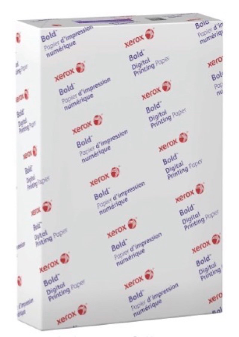 Xerox® Bold Digital® Printing Paper, 1 Ream, Tabloid Extra Size (18"x12"), 100 (U.S.) Brightness, 32 Lb Text (120 gsm), Ream Of 500 Sheets - 3R11766