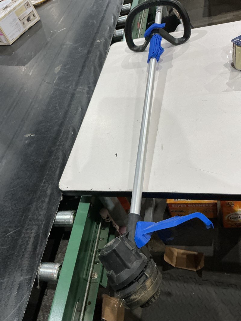 Condition photo showing Good Condition for used. incomplete missing battery and charger kobalt 40-volt max 15-in straight cordless string trimmer (4ah battery and charger included)