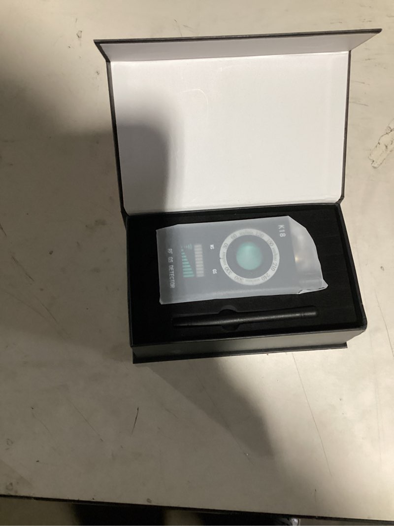 Condition photo showing Good Condition for Hidden Camera Detectors, Anti Spy Camera Finder, GPS Tracker Detector, Hidden Devices Detector for Airbnb, Hotels, Bathroom, Home, Office (Black)