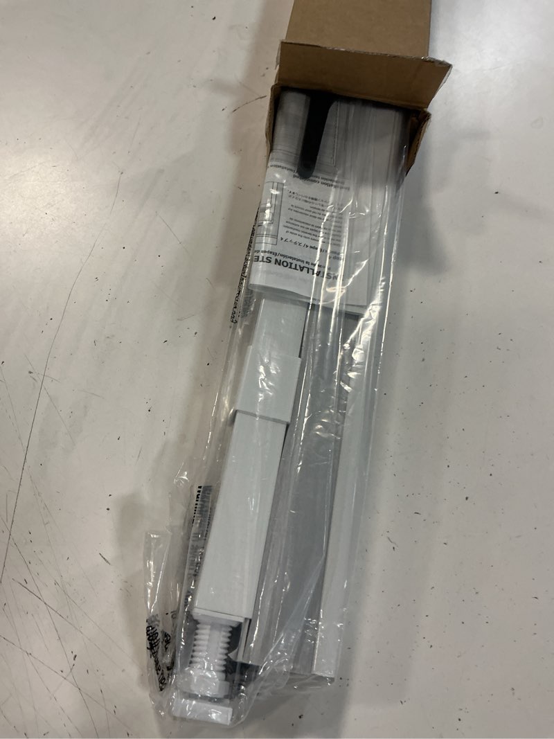 Condition photo showing Good Condition for lazblinds no drill cordless cellular shades, 23" w × 48" h, silver white | blackout honeycomb shades thermal insulation noise reduction glare control blinds for windows blackout-silver white 23'' w × 48'' h