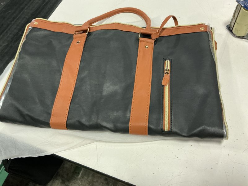 Condition photo showing Good Condition for lefame travel duffle bag with garment & shoe compartment, carry on weekender bag for women & men, airline approved personal item, waterproof overnight gym hospital bag