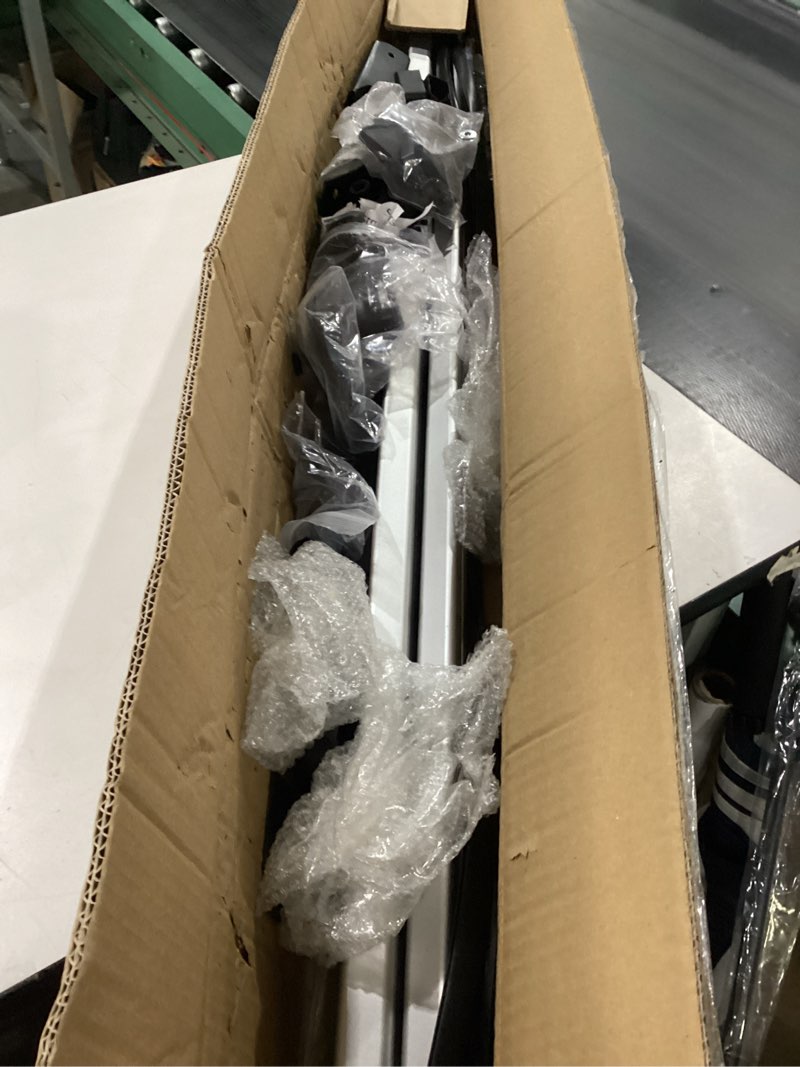 Condition photo showing Good Condition for 48 Inch Universal Car Top Roof Cross Bar Luggage Cargo Rack with 3 Kinds Clamp Silver Aluminum