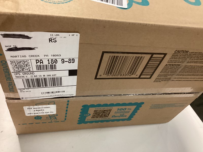 Condition photo showing New/Like New for pampers swaddlers diapers, size 2 (10-22 lbs), 186 count, absorbent, keeps baby dry and comfortable, skin safe disposable baby diaper (packaging may vary) size 2 186