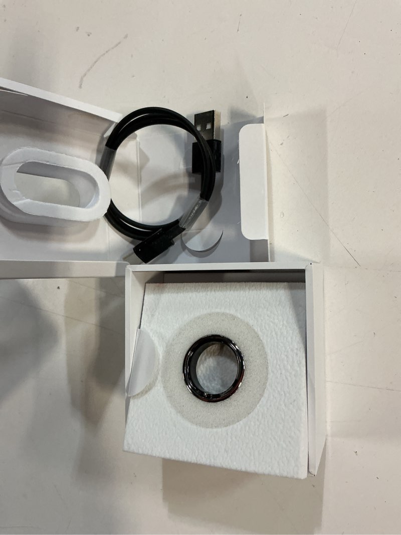 Condition photo showing Good Condition for Fitness Tracker Ring, Smart Ring Health Tracker with Heart Rate, Blood Oxygen, Sleep Monitor, Calories, No Subscription Fee, IP68 Waterproof for iPhone & Android (Black, #11) Black #11