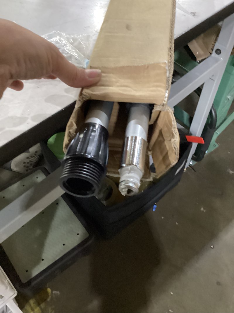 Condition photo showing Good Condition for 16ft (24ft reach) telescopic gutter cleaning tools from the ground, rain gutter cleaners tool with hose copper attachment, long reach gutters cleaner wand with extension pole