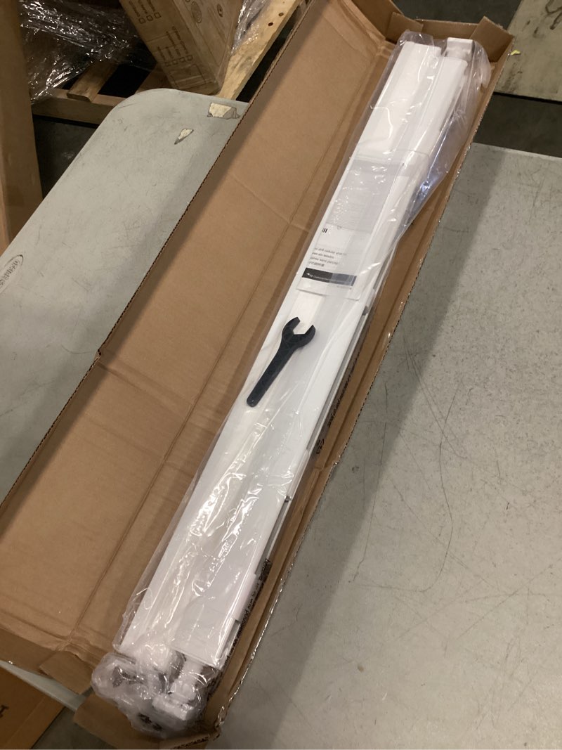 Condition photo showing New/Like New for lazblinds cordless cellular shades, no tools no drill blackout honeycomb shades pleated blinds for windows, 35'' w x 48'' h, silver white