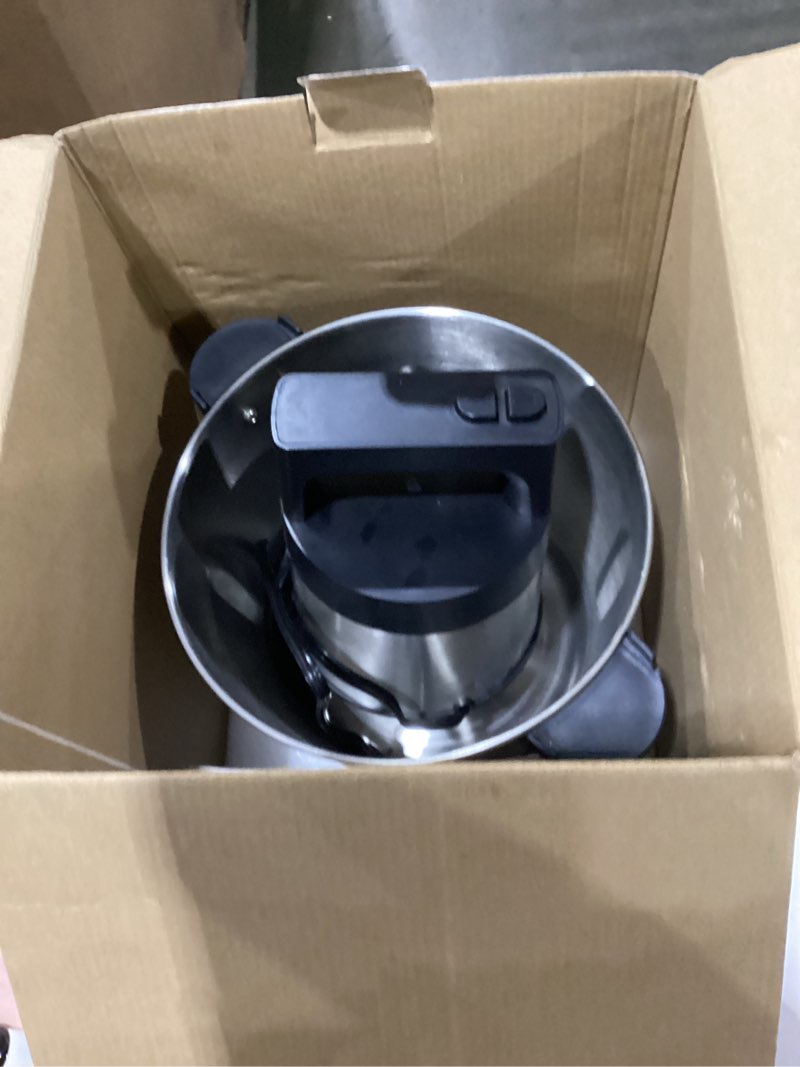 Condition photo showing Good Condition for Electric Large Food Processor,1200W Meat Grinder Stainless Steel for Home, Heavy-Duty Meat Blender Mincer with 2 Speed& 6 Blades,6L Electric Food Grinder Chopper for Meat,Game,Vegetables & Meal Prep