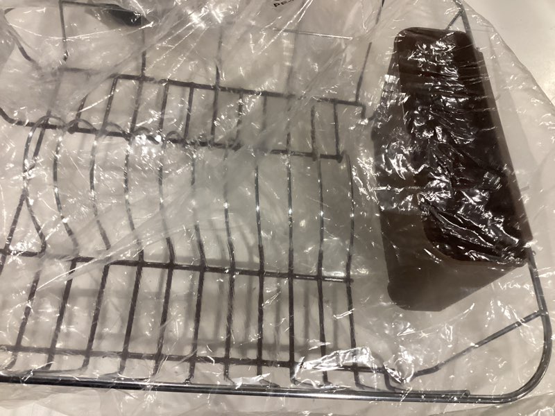 Condition photo showing Good Condition for neat-o deluxe chrome-plated steel small dish drainers (brown)