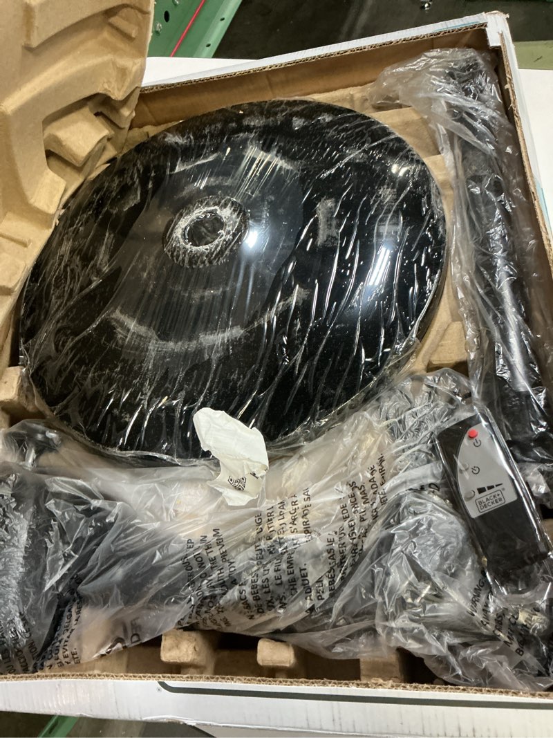 Condition photo showing Good Condition for black+decker 18" oscillating stand fan with remote control black: adjustable height, 3 speeds, etl listed