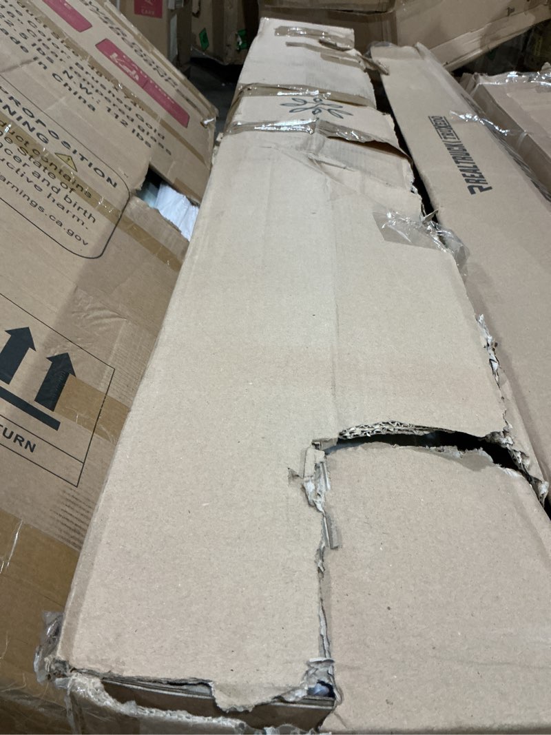 Condition photo showing New/Like New for Zinus 10 Inch King Green Tea Memory Foam Mattress [New Version], Fiberglass Free, Medium Firm Feel, Zoned Pressure Relief, Certified Safe Foams & Fabric, Mattress in A Box White King 10" New Small Box