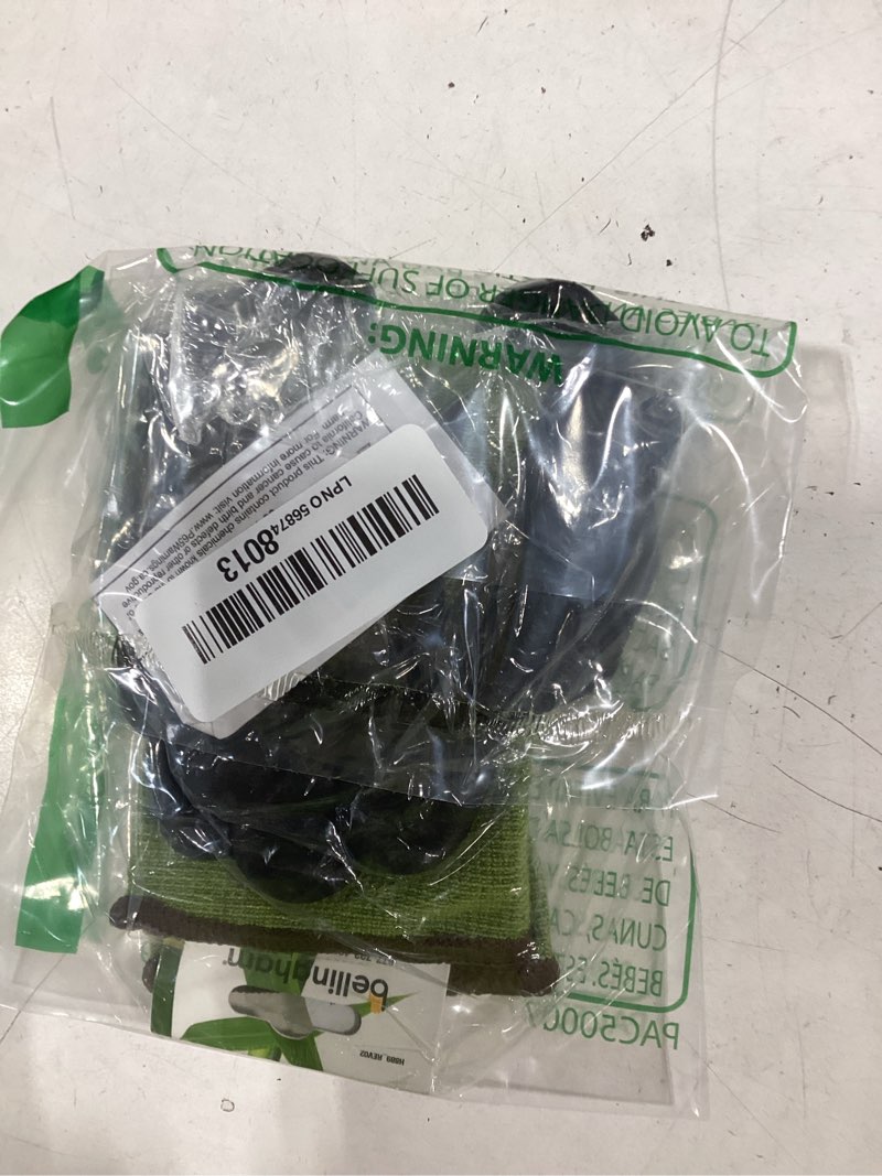 Condition photo showing Good Condition for bellingham c5371m the bamboo gardener work gloves, made of sustainable bamboo rayon fiber, durable nitrile palm and fingers, medium, green medium (pack of 1)