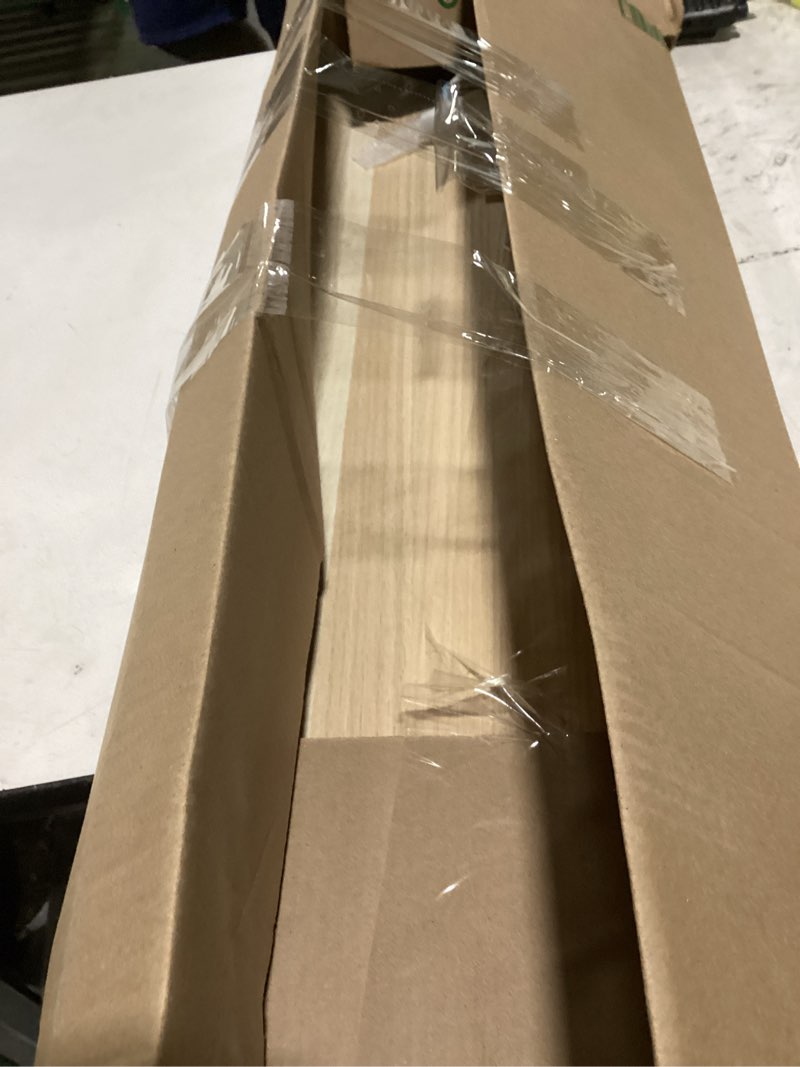 Condition photo showing Good Condition for red oak solid wood stair tread with small (3/4") square nose profile (36" x 11 1/2")