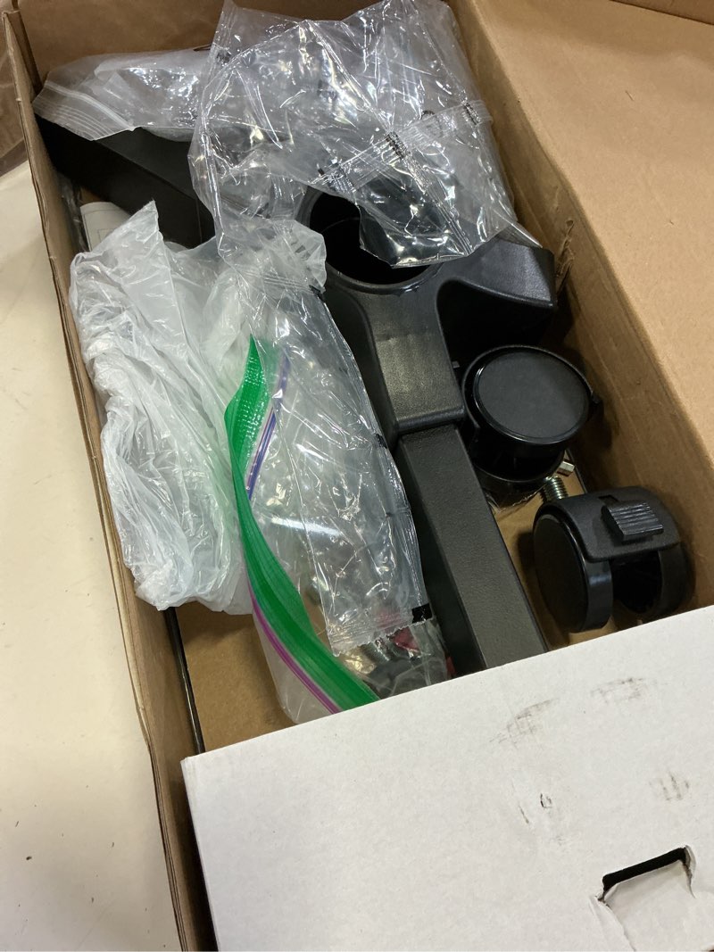 Condition photo showing Good Condition for xinlei mobile tv carts, rotating rolling tv stand on wheels for 13-50" flat/curved tvs height adjustable 30° tilt floor tv stand portable monitor stand holds up to 44lbs max vesa 200x200mm ml1350 black rotating