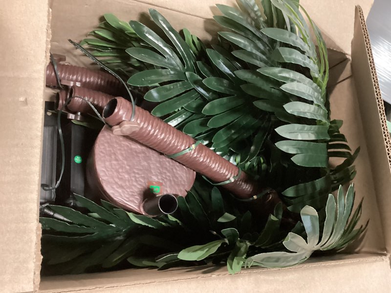 Condition photo showing Good Condition for (Similar)PINPON Lighted Artificial Palm Tree, 6 FT Light Up Christmas Palm Tree Decorations Decor, Fake Trees Lights for Patio Yard Pool Porch Deck Tropical Party Tiki Bar Indoor Outdoor Use