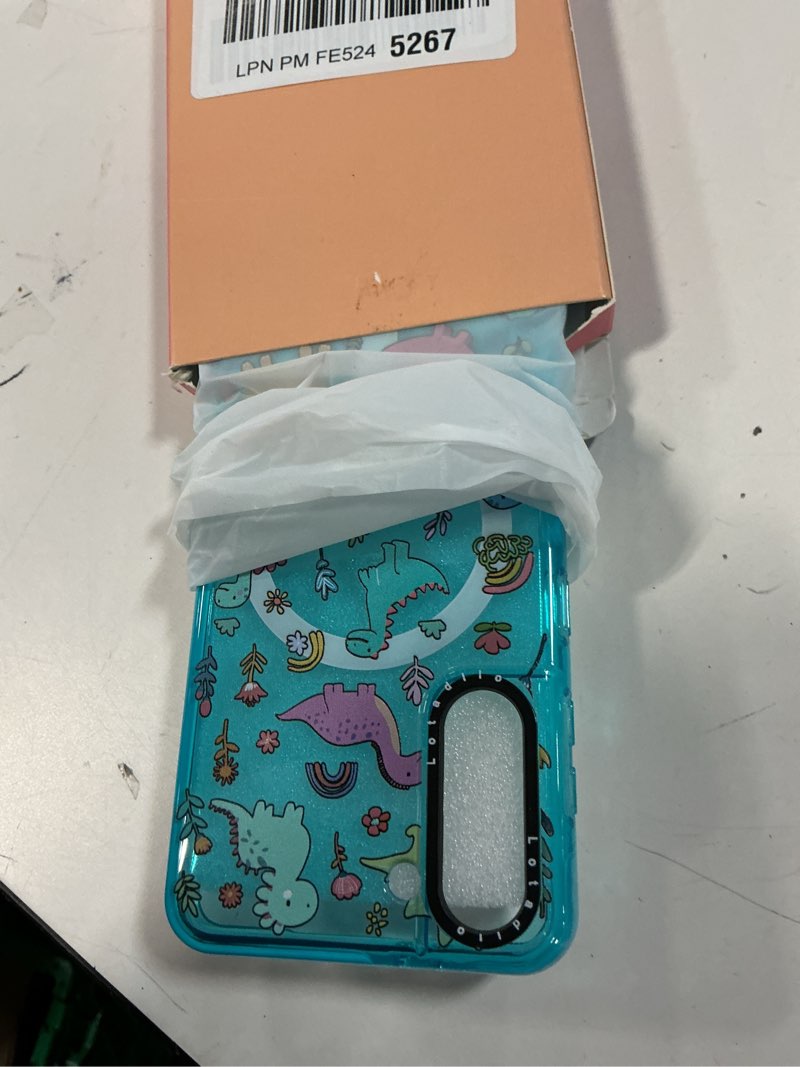 Condition photo showing Good Condition for Cute Case for Samsung Galaxy S21 Plus for Women Girls - Funny Design Compatible with Magsafe Magnetic Ring Holder Kickstand Art Dinosaur Fashion Pattern TPU Phone Covers Dinosaur for Samsung S21 Plus